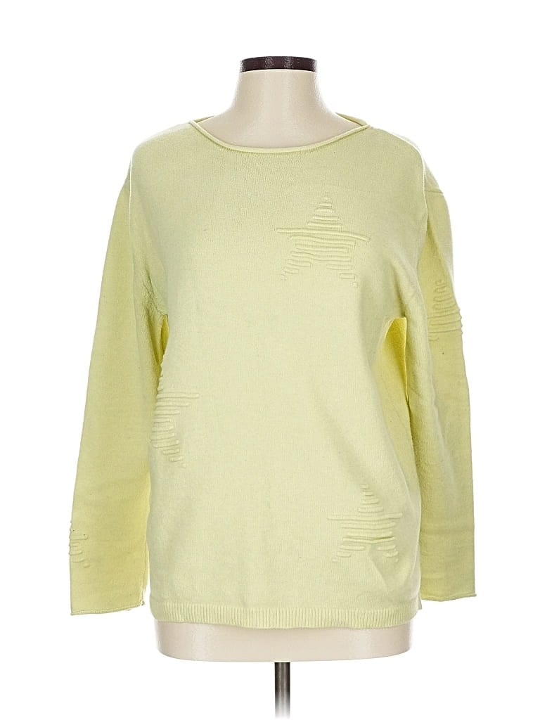 Pre-owned Grace Pullover Sweater In Yellow