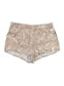 Reebok 100% Polyester Metallic Gold Shorts Size L - photo 1