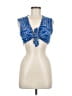 Tysa 100% Rayon Blue Tank Top Size Med (2) - photo 1