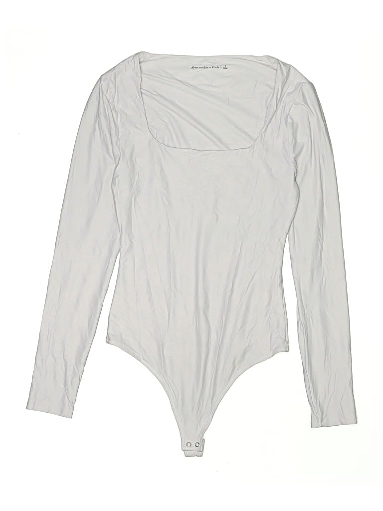 Pre-owned Abercrombie & Fitch Bodysuit In Silver