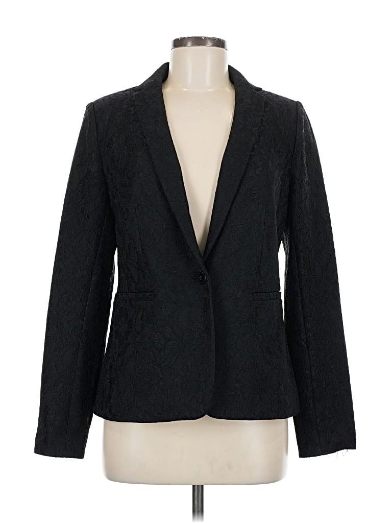 Pre-owned Banana Republic Factory Store Blazer Jacket In Black