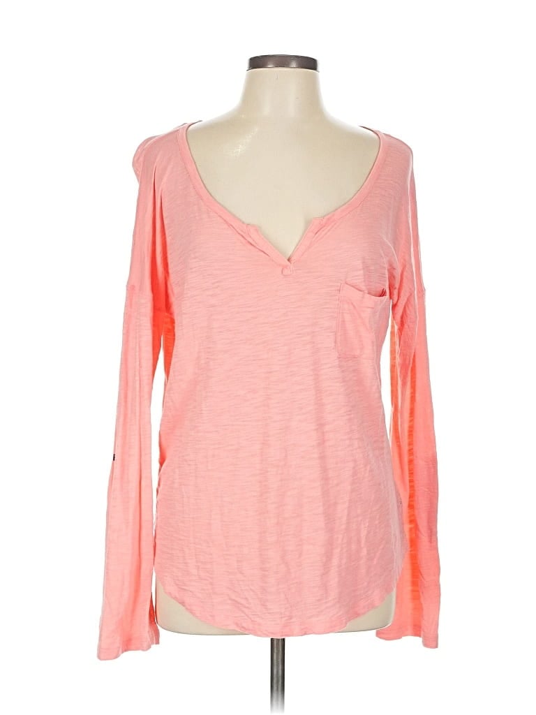 Pre-owned Express Long Sleeve T-shirt In Pink