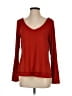 Peruvian Connection Red Orange Long Sleeve Top Size S - photo 1