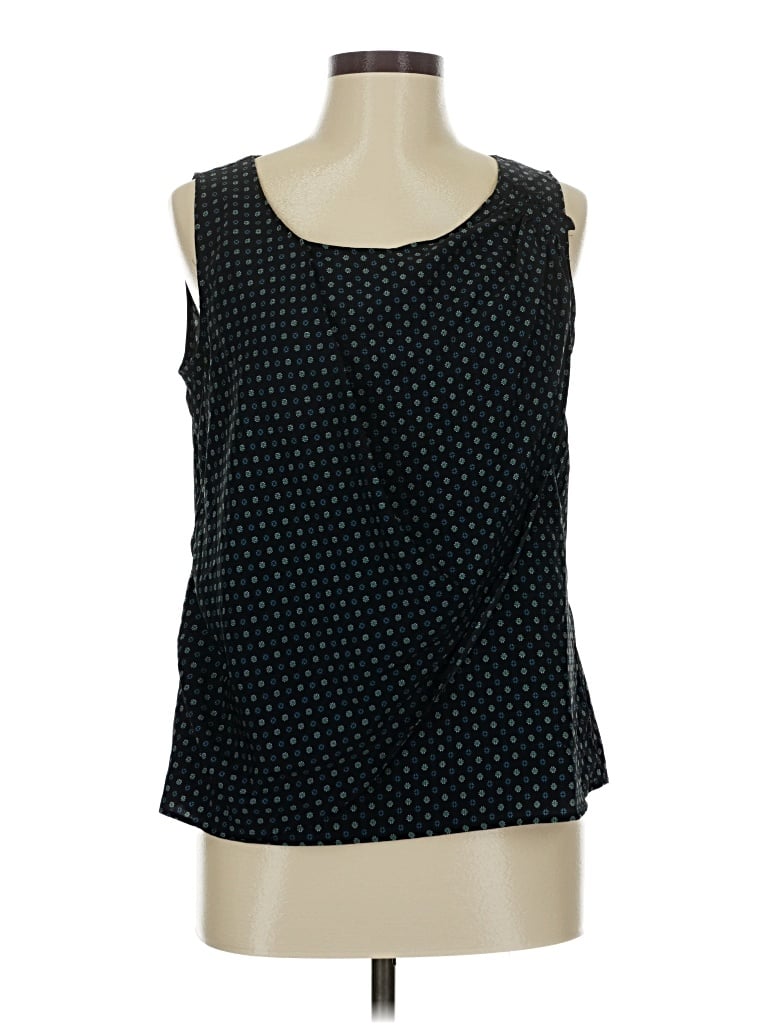 Pre-owned Ann Taylor Loft Outlet Sleeveless Blouse In Black