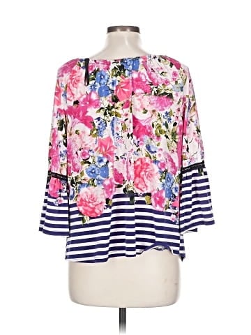 Unique Spectrum 3/4 Sleeve Blouse (view 2)
