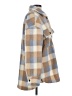 By Together 100% Polyester Plaid Tan Coat Size S - photo 4