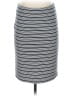 Ann Taylor LOFT Stripes Gray White Casual Skirt Size XS - photo 1