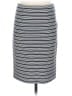 Ann Taylor LOFT Stripes Gray White Casual Skirt Size XS - photo 2