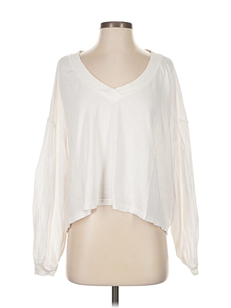 Pre-owned We The Free Long Sleeve T-shirt In White