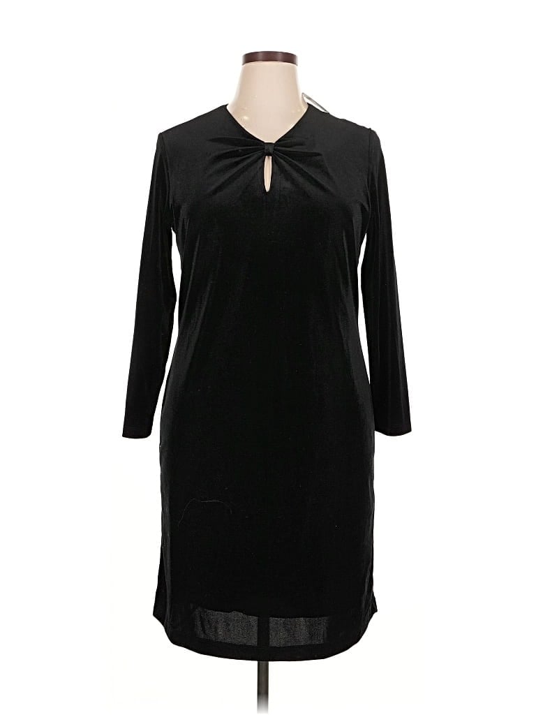 J. Mclaughlin Casual Dress In Black