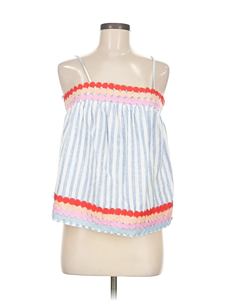 Pre-owned Entro Sleeveless Blouse In Blue