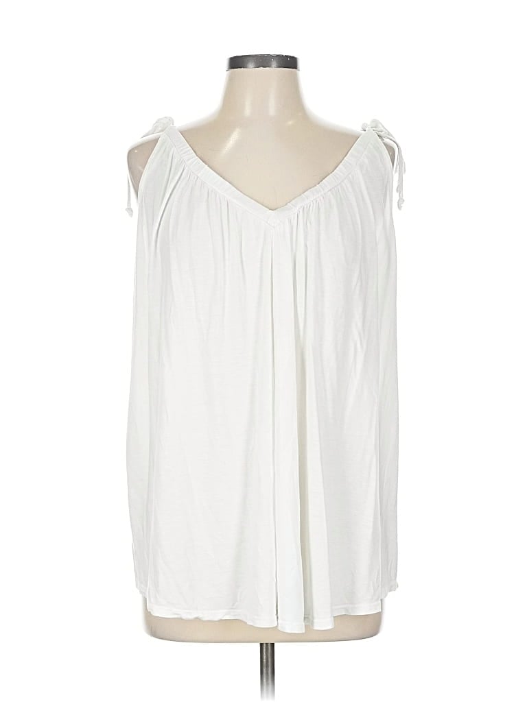 Pre-owned Pure And Good Sleeveless T-shirt In White