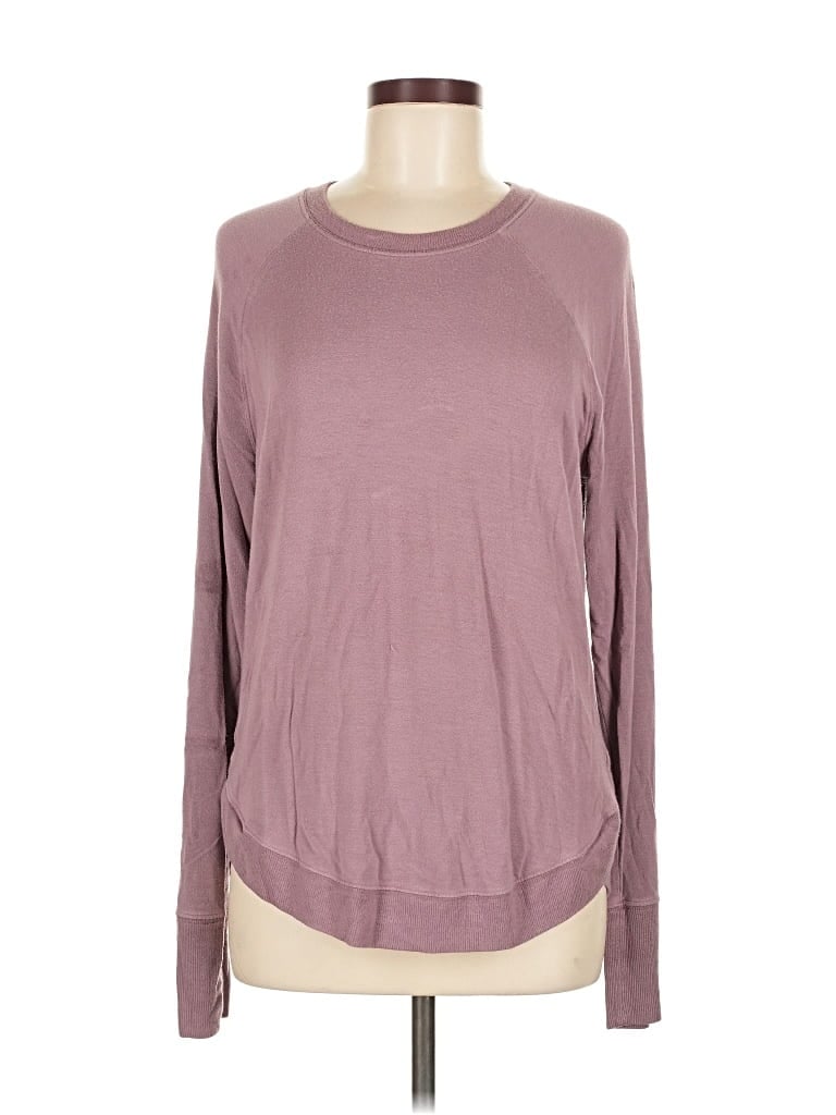 Pre-owned Athleta Pullover Sweater In Purple