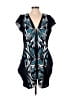 City Chic Graphic Blue Black Cocktail Dress Size XXS - photo 1