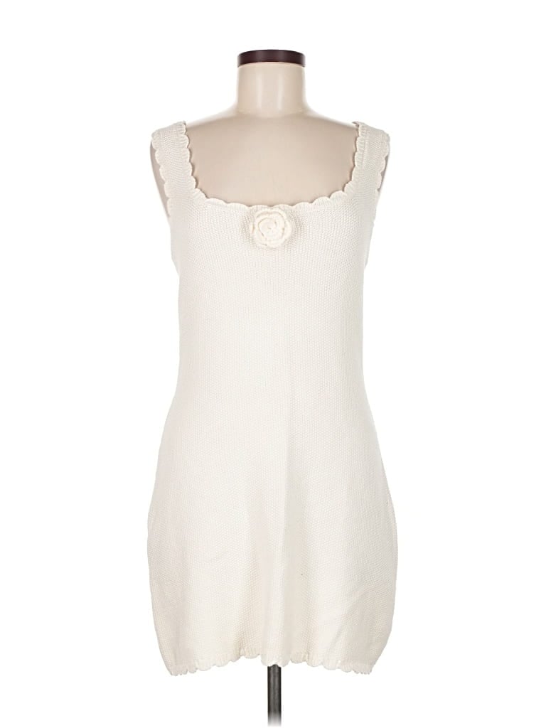 Pre-owned Wild Fable Casual Dress In White