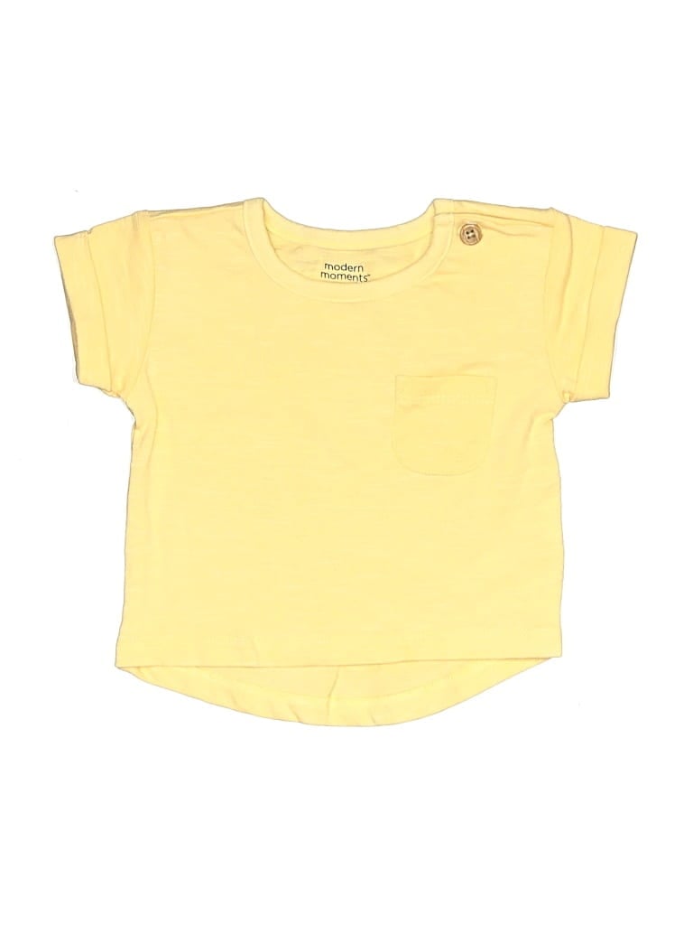 Pre-owned Modern Moments Babies' Short Sleeve T-shirt In Yellow