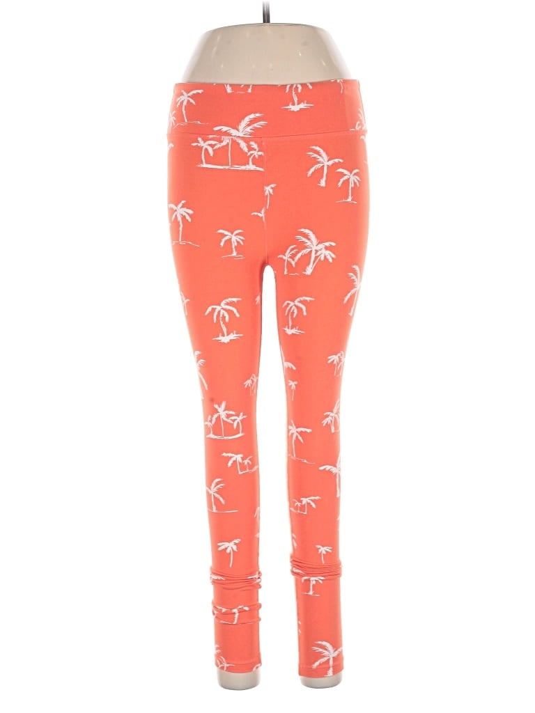 Pre-owned American Apparel Leggings In Orange