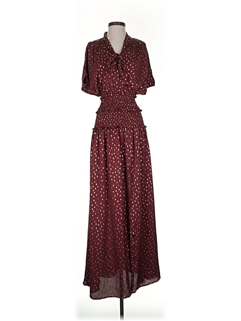 CURRENT AIR Pre-owned Casual Dress In Burgundy