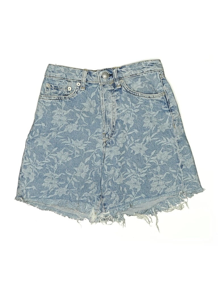 Pre-owned Rag & Bone Denim Shorts In Blue