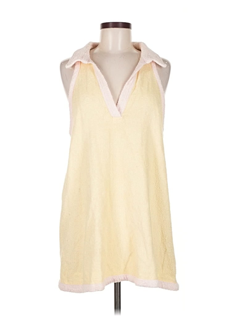 Pre-owned Blanca Sleeveless Blouse In Yellow