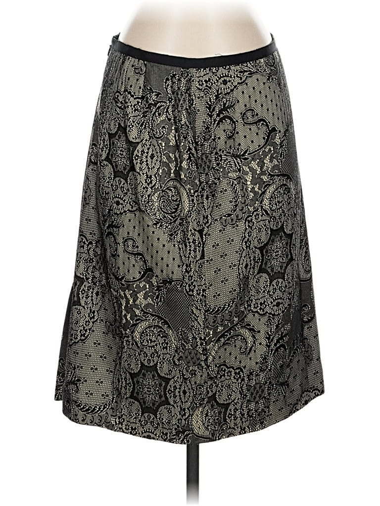 Pre-owned Ann Taylor Casual Skirt In Gray