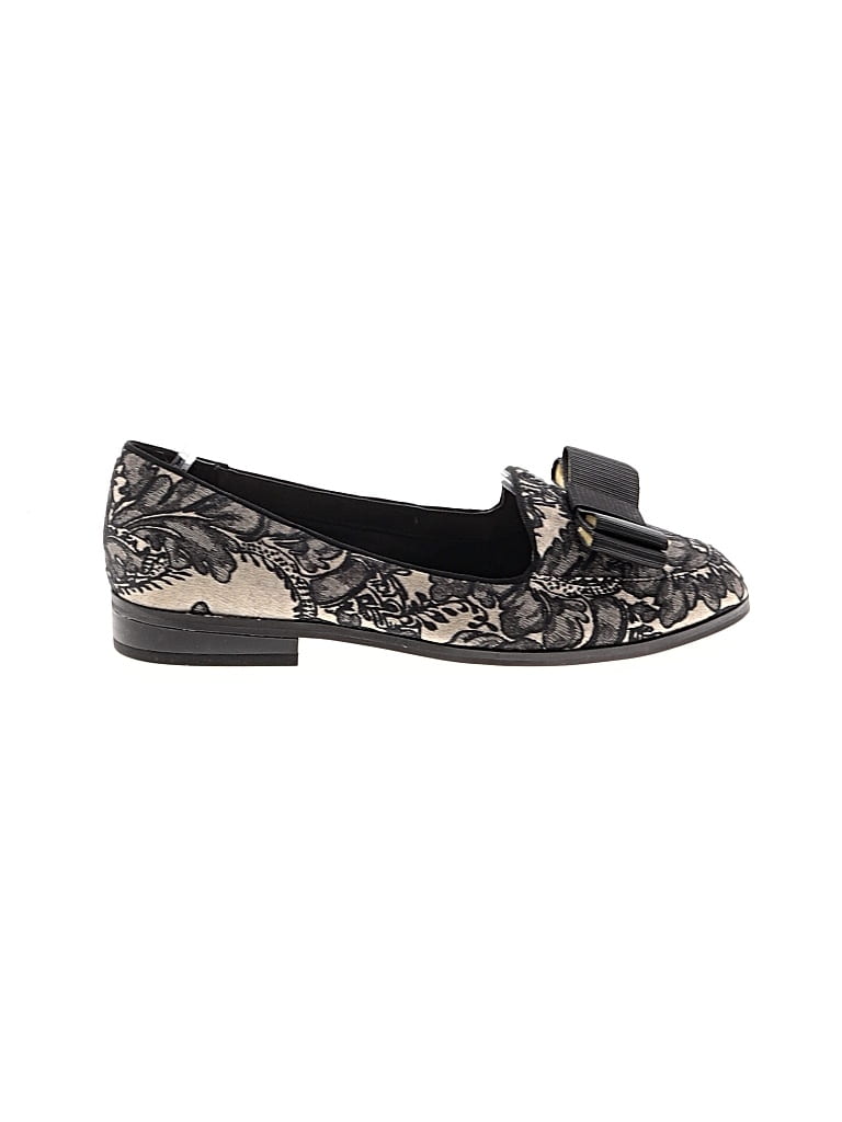 Pre-owned Anne Klein Flats In Black