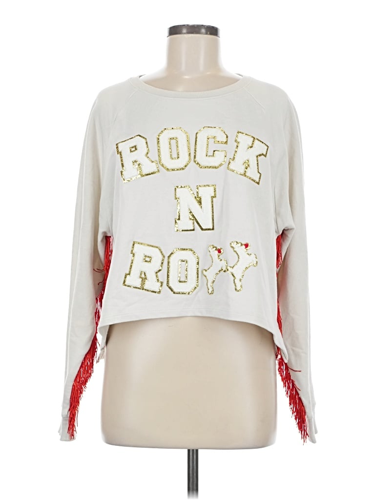Pre-owned Judith March Sweatshirt In White