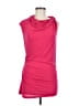 BCBGMAXAZRIA Solid Pink Sleeveless Top Size M - photo 1