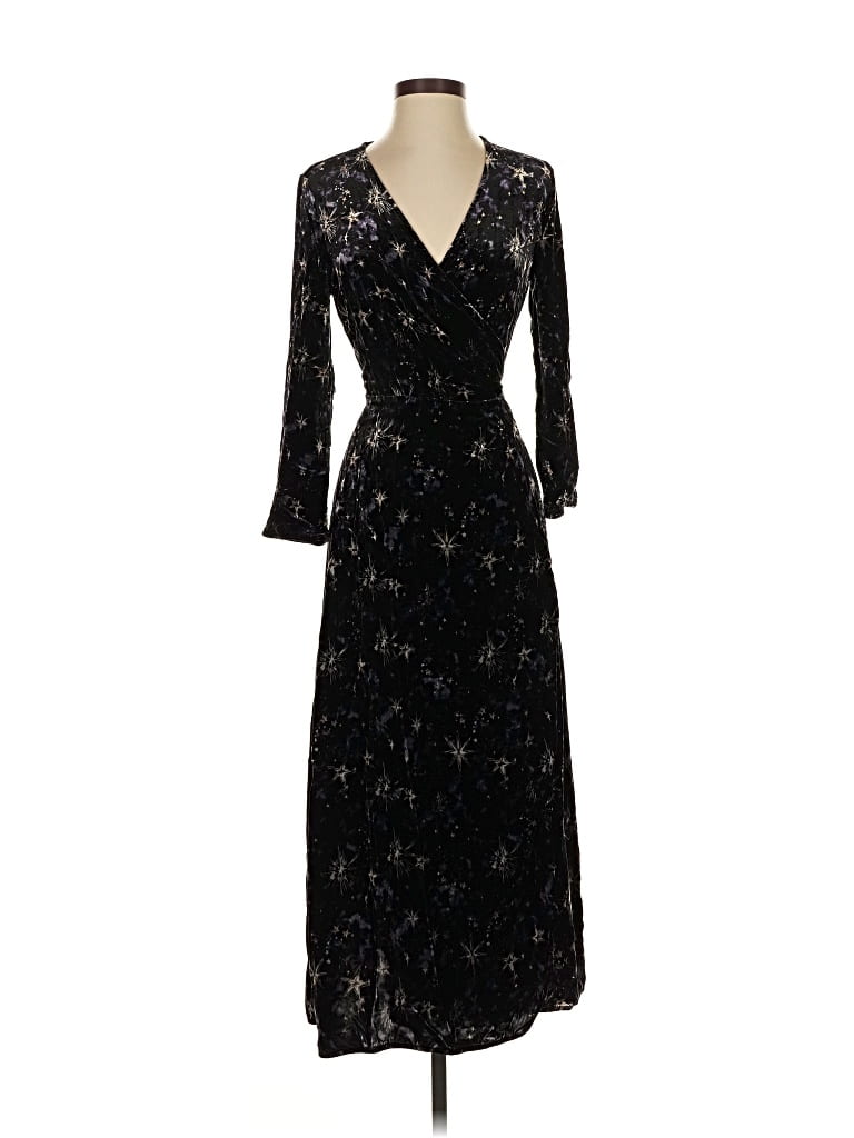 Pre-owned Johnny Was Cocktail Dress In Black
