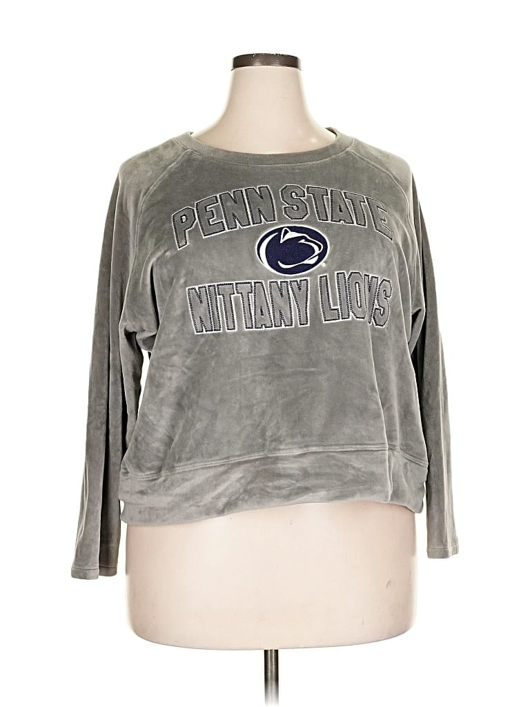 Pre-owned Liv Sweatshirt In Gray