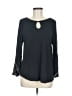 Inner Circle Inc. Black Long Sleeve Top Size M - photo 1