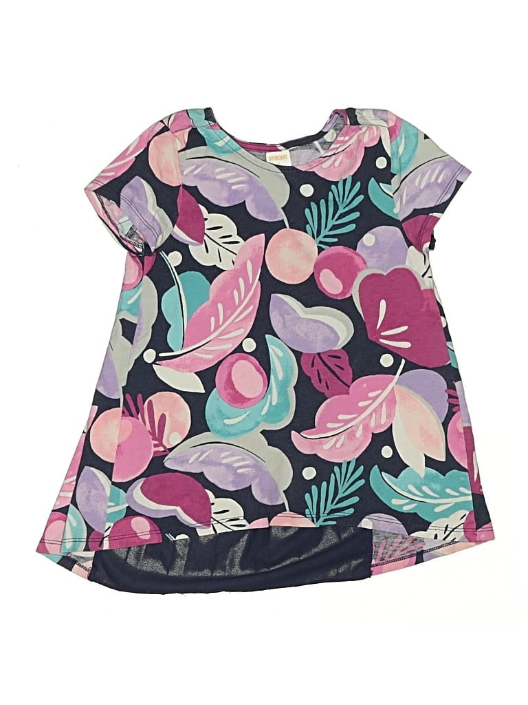 Pre-owned Gymboree Kids' Short Sleeve Top Purple Scoop Neck Tops