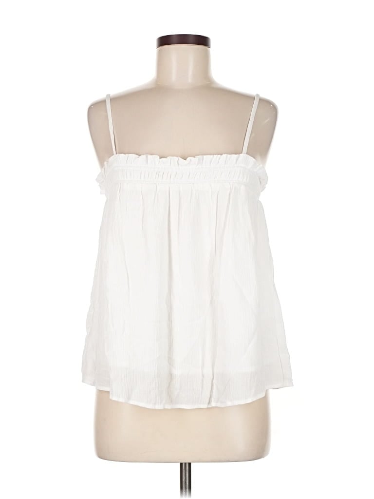 Pre-owned Z Supply Sleeveless Blouse In White