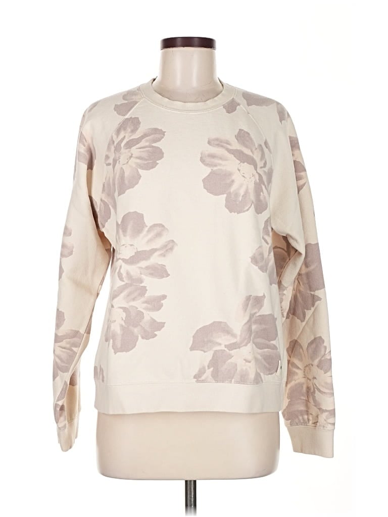 Pre-owned Obey Propaganda Pullover Sweater In White