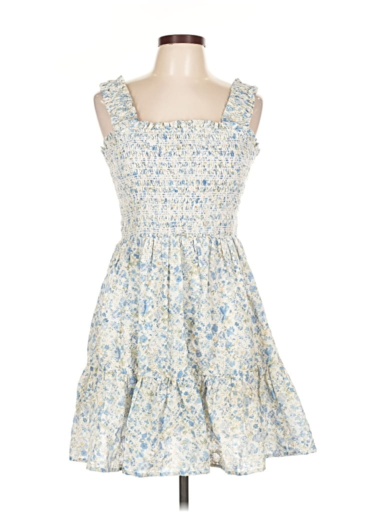 Pre-owned Aqua Casual Dress In Blue