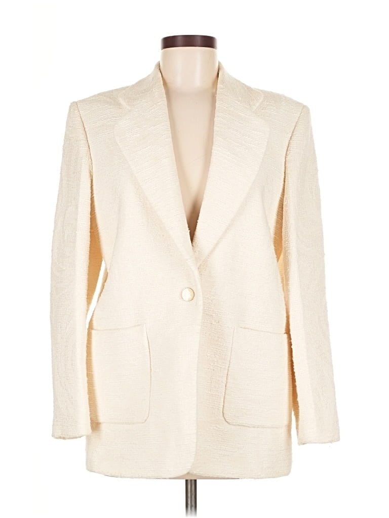 SANDRO Pre-owned Blazer Jacket In White
