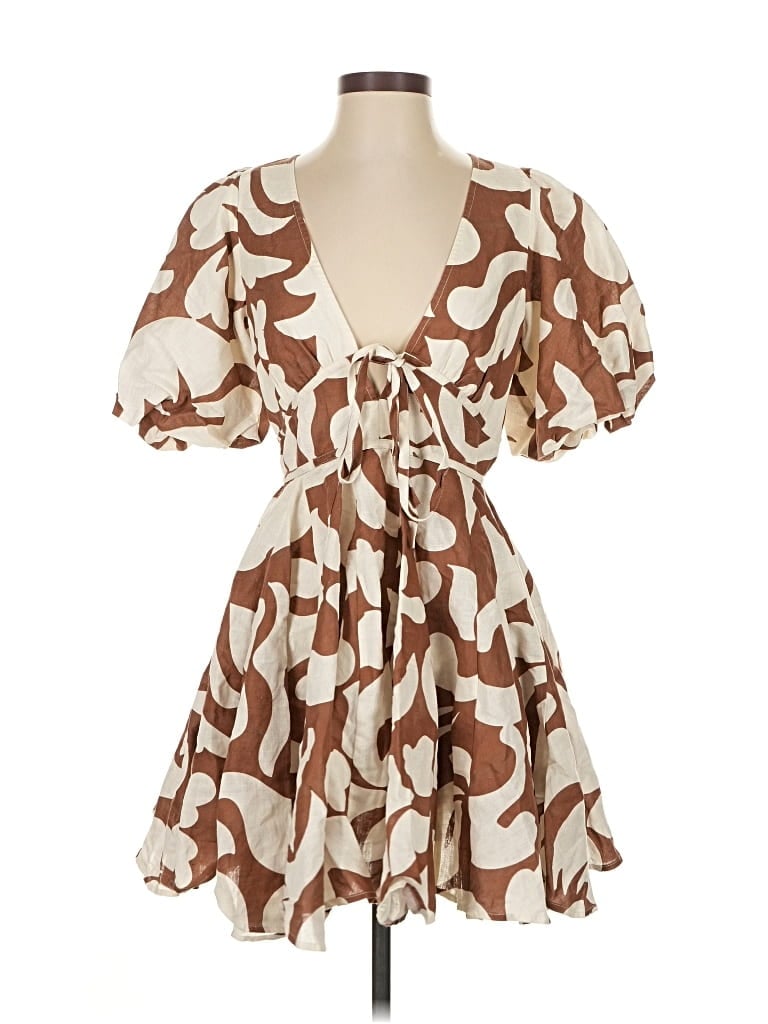 Pre-owned Rhode Casual Dress In Brown