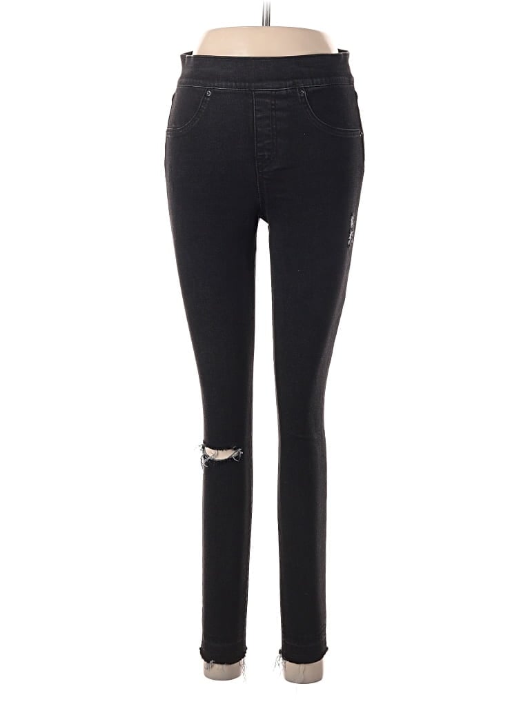 Pre-owned Spanx Jeans In Black