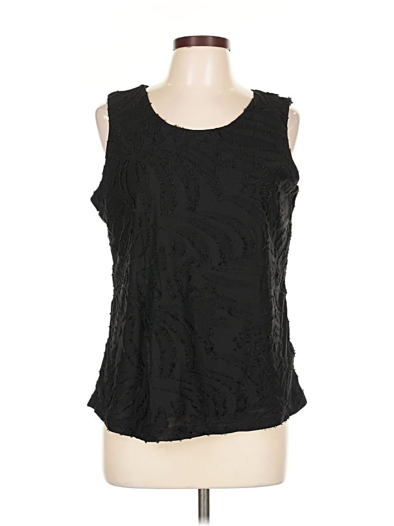 Pre-owned Lulu-b Sleeveless Blouse In Black