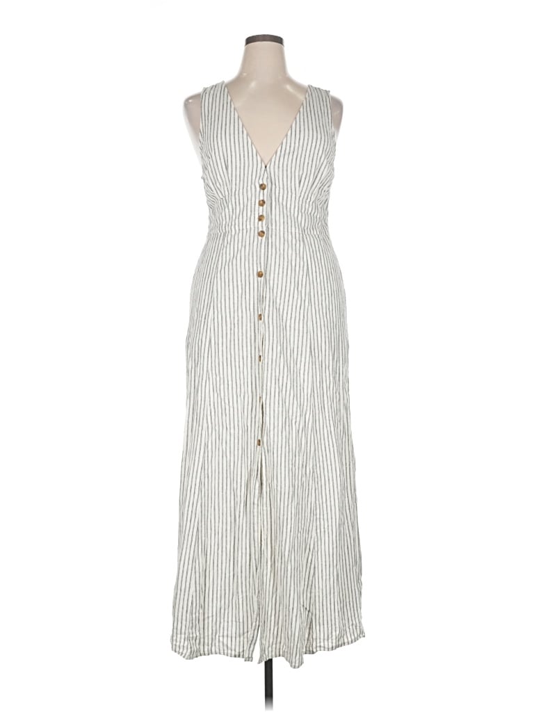 Pre-owned Marine Layer Casual Dress In White