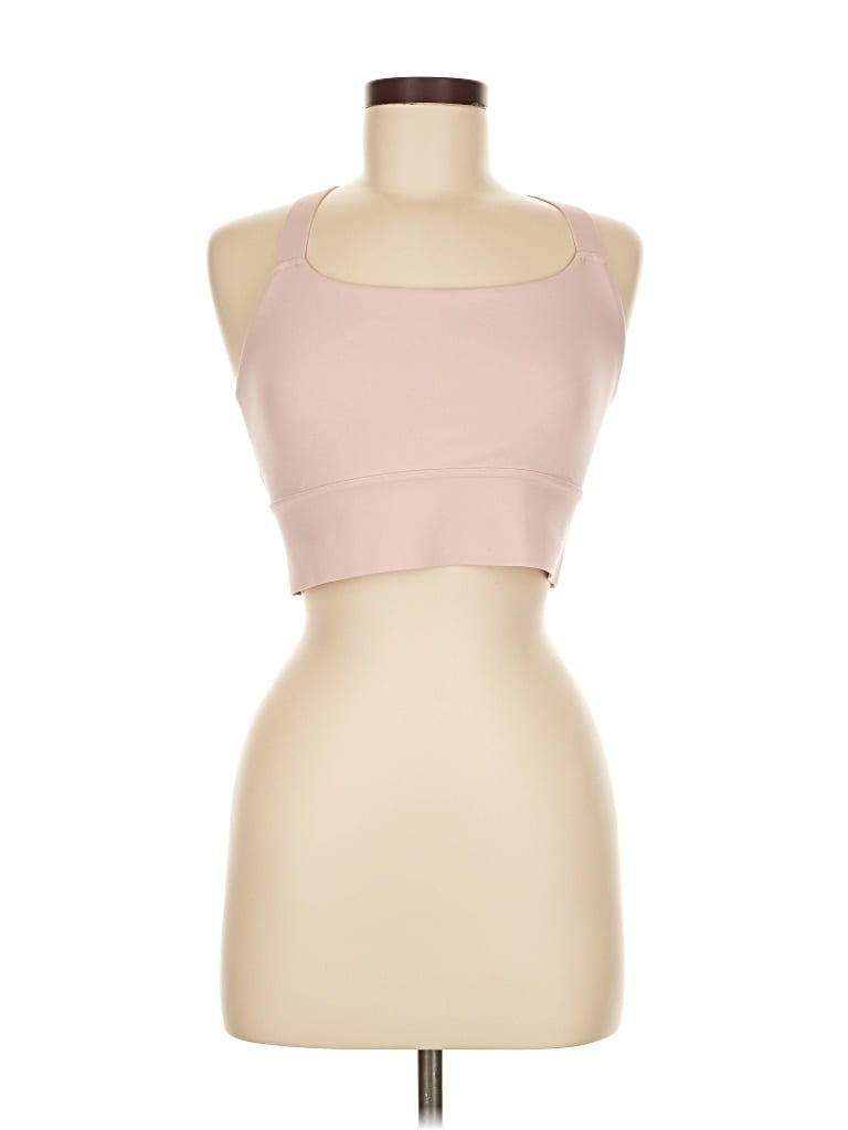 Pre-owned Athleta Tank Top Pink Strapless Neckline Tops