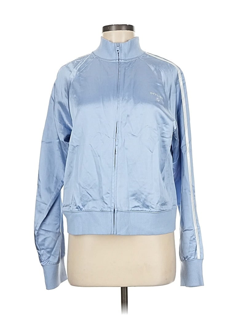 Offline By Aerie Track Jacket In Blue