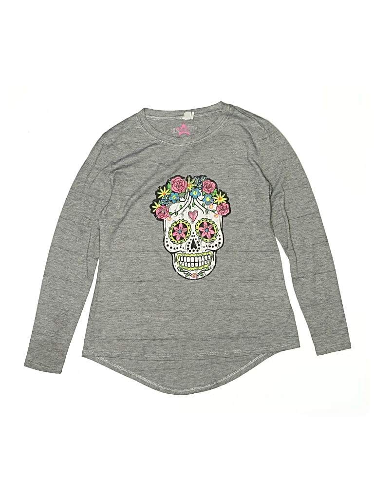 Pre-owned Assorted Brands Kids' Long Sleeve T-shirt In Gray