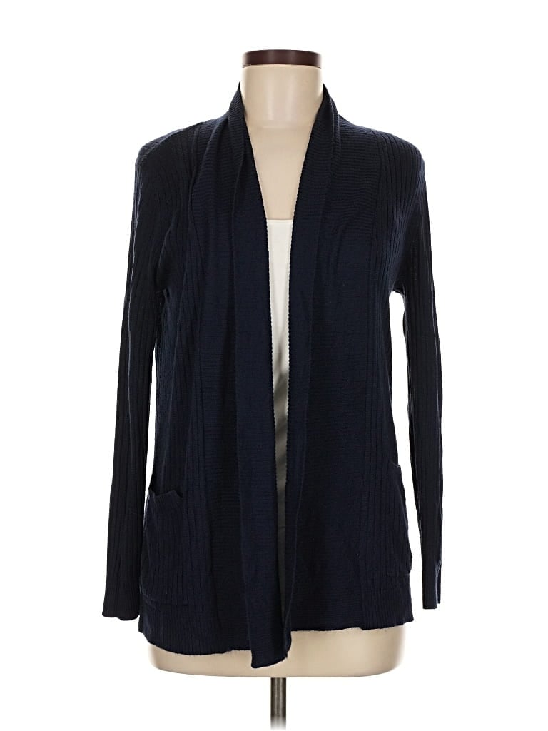 Pre-owned Liz Claiborne Cardigan Sweater In Black