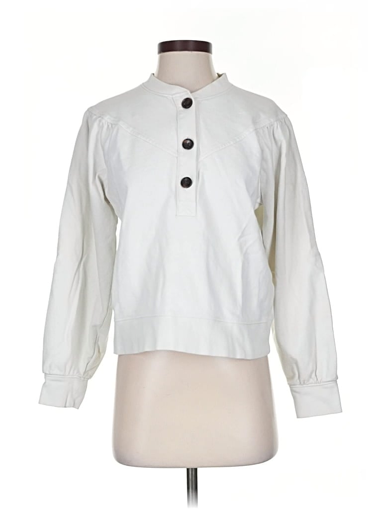 Pre-owned Rails Sweatshirt In White