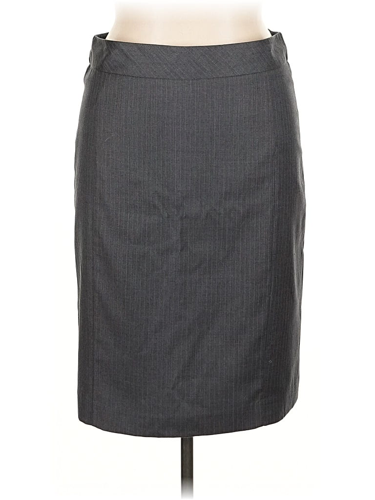 Pre-owned Merona Formal Skirt In Gray