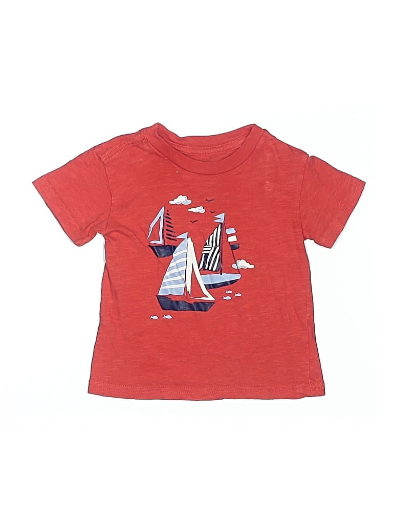 Pre-owned Little Me Kids' Short Sleeve T-shirt In Red