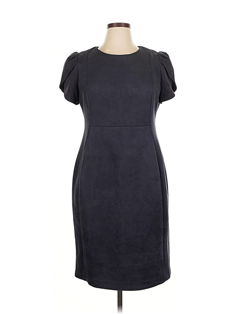 Pre-owned Calvin Klein Casual Dress In Gray