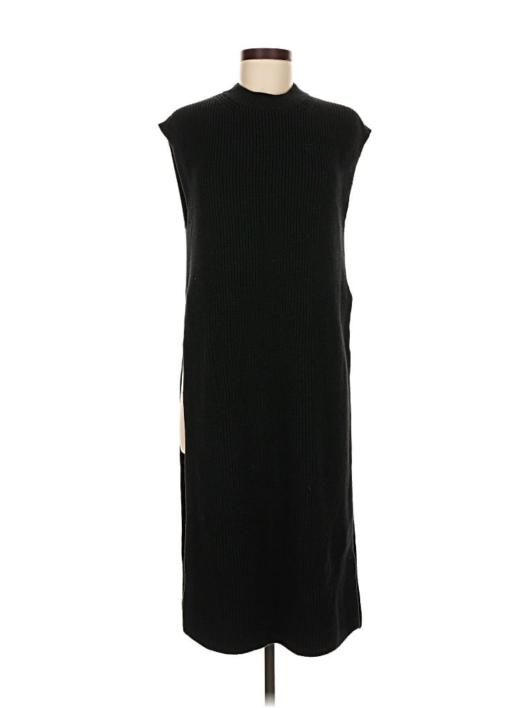 Pre-owned H&m Casual Dress In Black