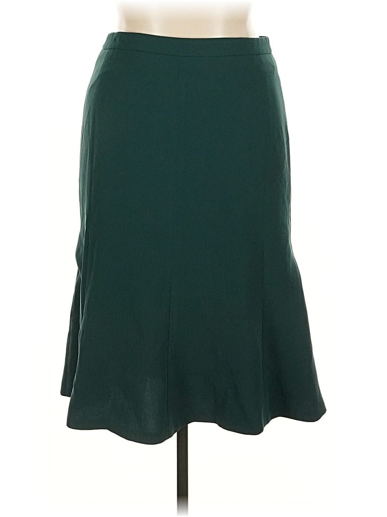 Pre-owned Ann Taylor Formal Skirt In Green